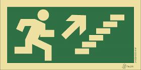 Safety signs - Climbing right stairs 200x100