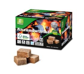 Eco - Firelighter wood & wax 72 cubes in a box