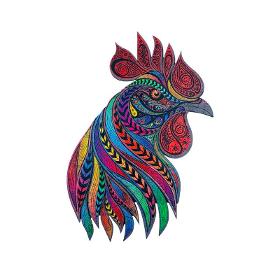 Singing Rooster Wooden Puzzle