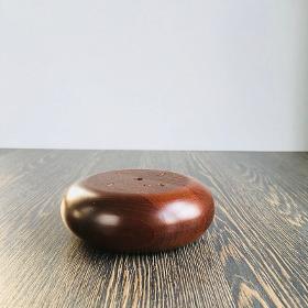 Turned wooden foot 1