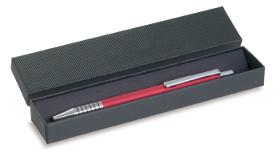 Writing instrument cases with corrugated structure paper