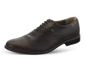 Men's formal shoes in brown witth laces and...
