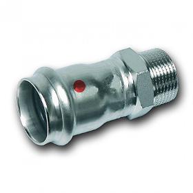 NiroTherm® male adaptor, with female end and male thread