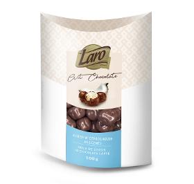 Coconut cubes in milk chocolate 100g