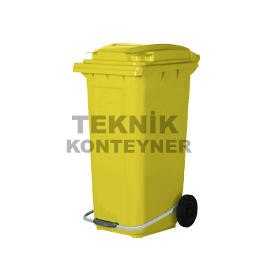 240 Liter Plastic Waste Container With Pedal