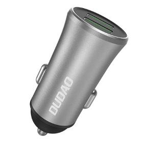 Dudao 3.4A smart car charger 2x USB silver (R6S silver)