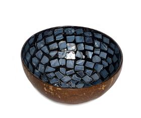 ESSENCE coconut bowl - black with pebbles