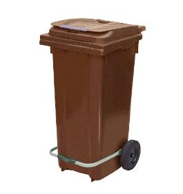 120 Liter Plastic Waste Container with Pedal