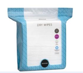Disposable Biodegradable Baby Face Wash Dry Wipes 