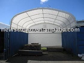 6m Wide Container Shelter