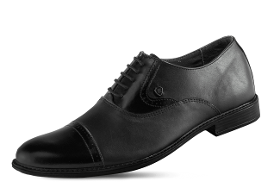 Male official shoes with ties