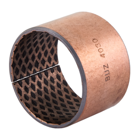 Wrapped composite sliding bearing steel / bronze 