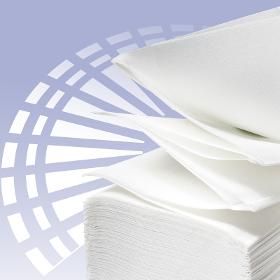 Interleaved W-fold hand towels 2-ply microembossed cellulose