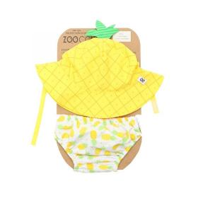 UPF50+ Pineapple Swimwear and Hat Set
