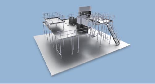 stainless steel platforms and mezzanines