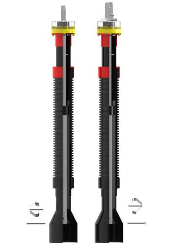 Telescopic spindle extension T3 with inner square