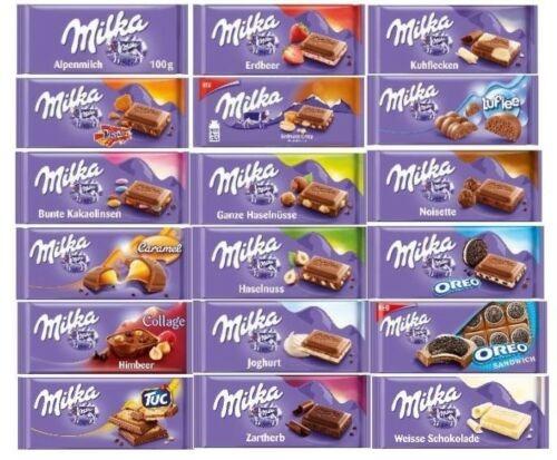 Milka Chocolate All Flavours 