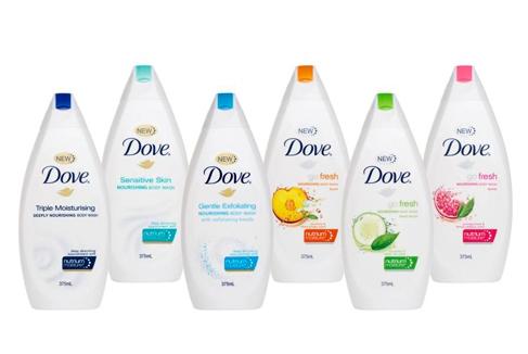 Dove body wash collection