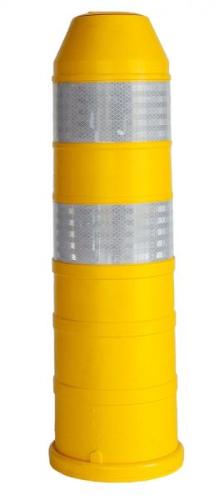 Sustainable spring post yellow - 750 x 200 mm (excl Bolt)