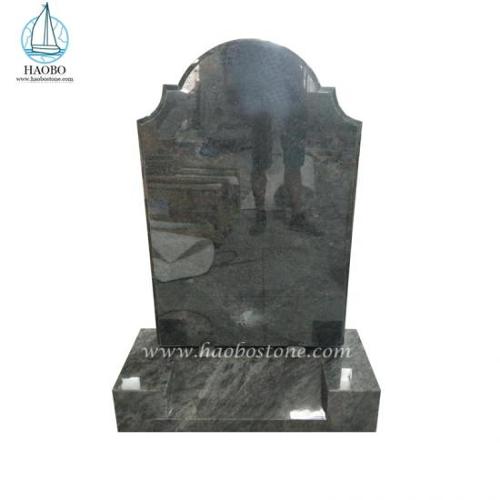 Natural Stone Monument Serp Top Headstone