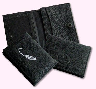 Real Leather Credit Card