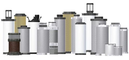 Filter elements for compressed air
