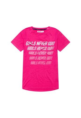 Girls 'Never Quit' Slouchy Tee (3y-14y)