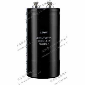 Liron LCT 105 centigrade screw terminal aluminum electrolytic capacitor