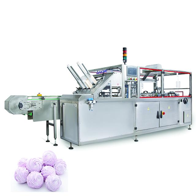 Cartoning machine Basis50  for marshmallows packaging