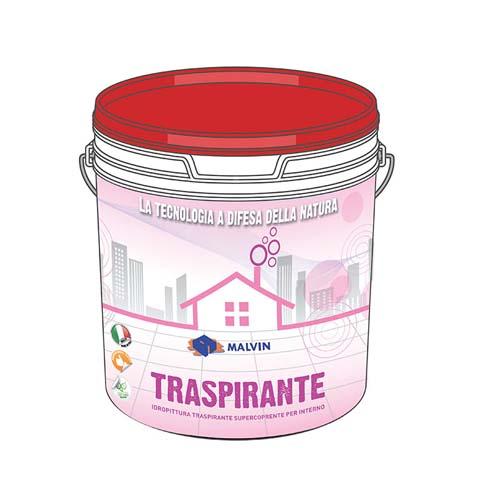 Water based paint for internal use, Traspirante