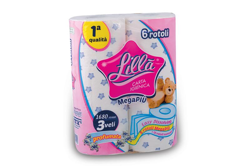 Lilla mega piu- 6-roll toilet paper