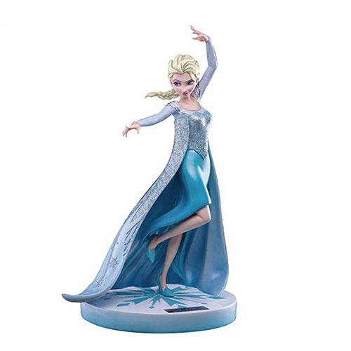 Custom Beautiful Fairy Cartoon Female Action plastic Figure Frozen Elsa