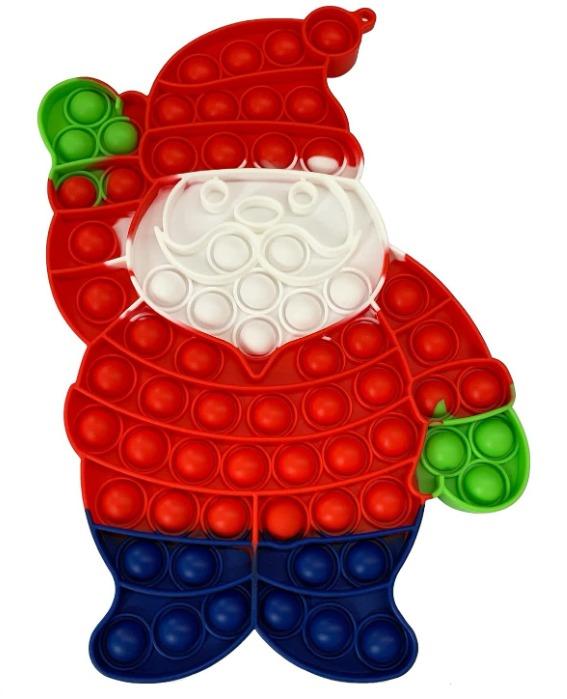 Silicone Cute Santa Bubble Fidget Toys