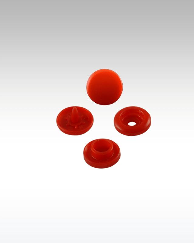 Atom Red Plastic Snaps (12,50mm) Cap