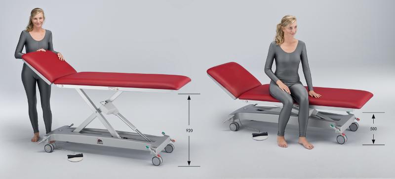 varimed® Height adjustable examination and treatment couches