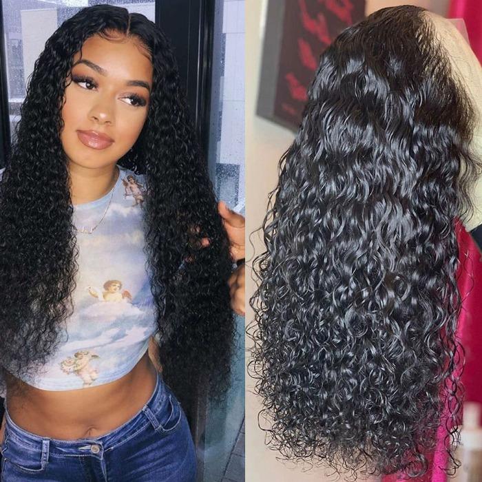 360 lace wigs 150% density curly