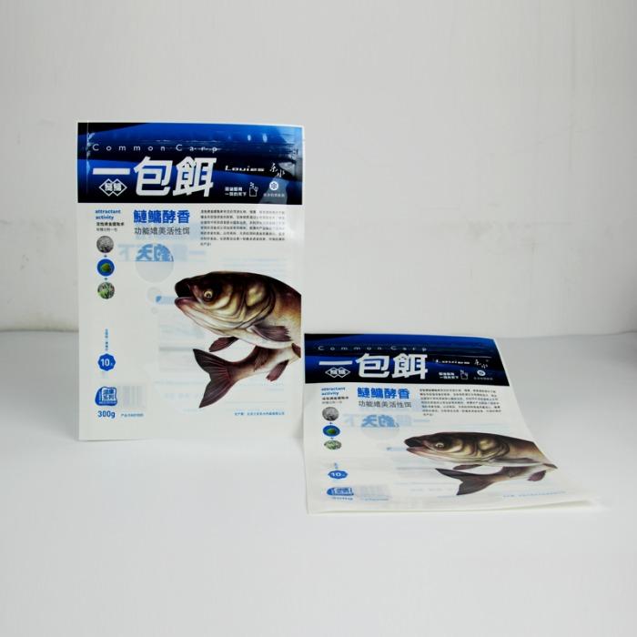 Fish feed ziplock pouch packaging bags