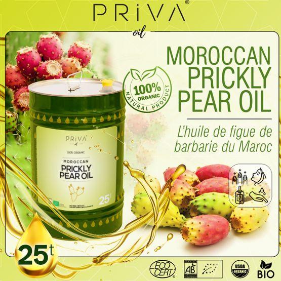Prickly Pear Oil - Cold Pressed & Unrefined - Natural Vitamin E, K + Amino  Acids.