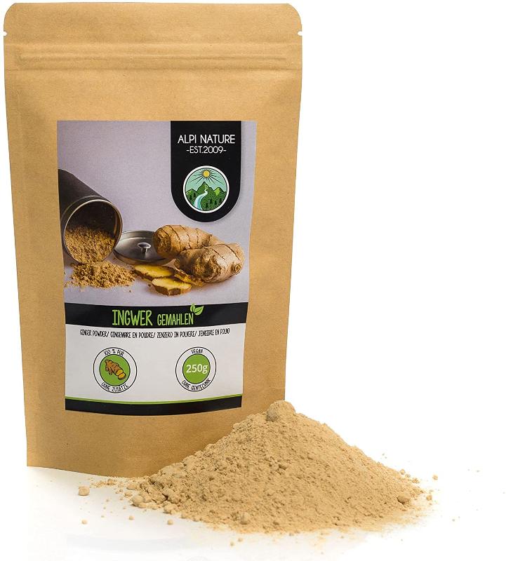 Ginger Powder, Ground Ginger 100% All-natural, Gently Dried
