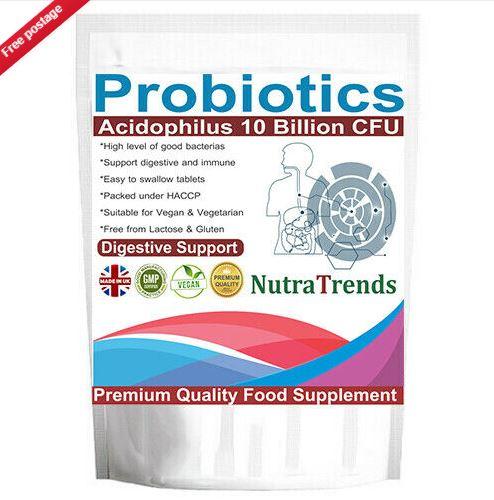 Double Strong Probiotics 10 billion Acidophilus CFU 120 Vega