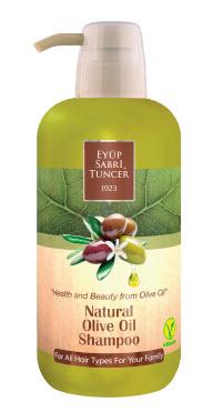 Natural Olive Oil Shampoo 600 ml Plastic Bottle