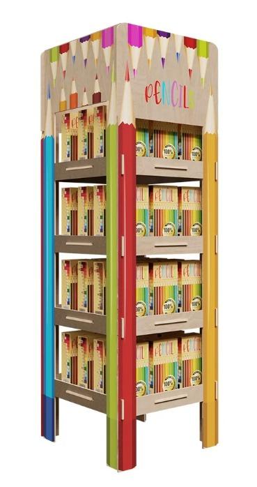 Stationery accessory display stand 