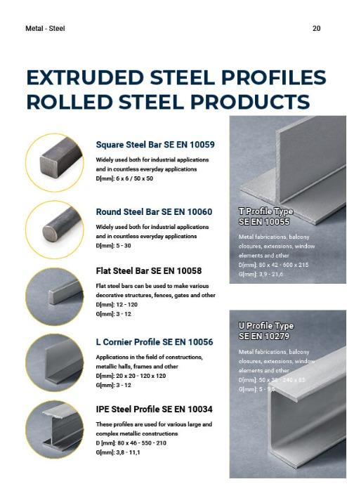 Extruded Steel Profiles