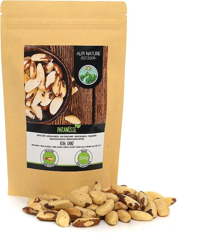 Raw Brazil Nuts, Unsalted And 100% Natural 