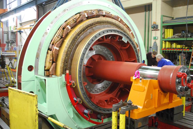 Dc-motor As Main Winder For A Mine