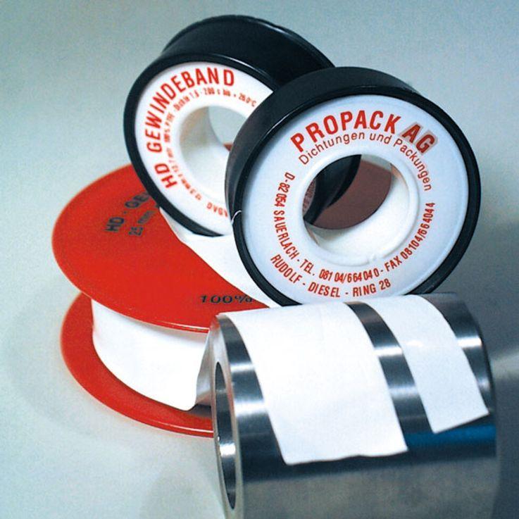 Special thread tape made from insintered expanded PTFE