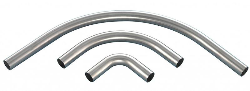 Stainless steel pipe bends