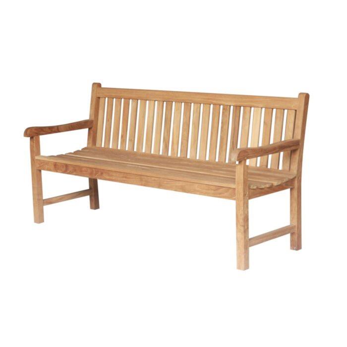 wooden garden bench teak 180x50x92 cm