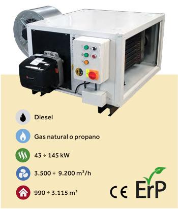 Generator hot air drying
