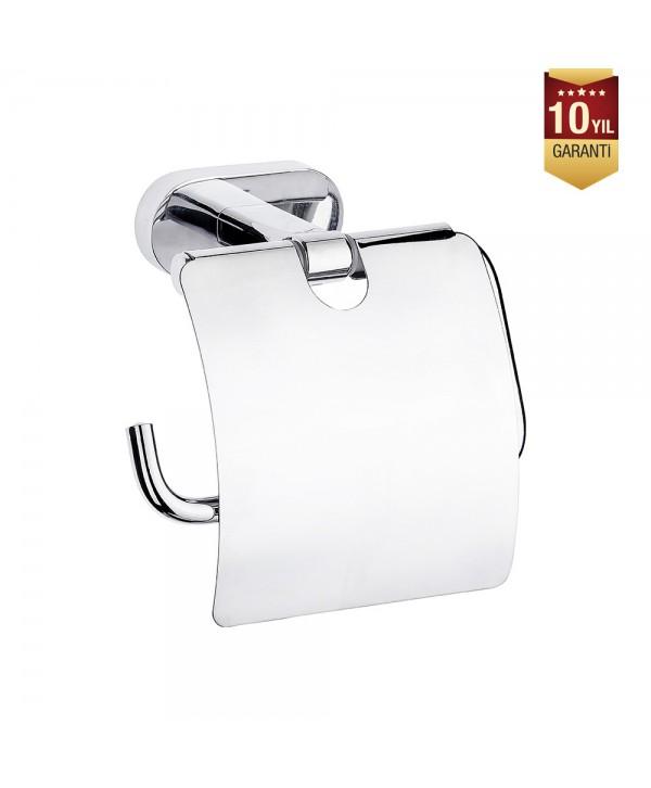 Lavella avva toilet paper holder with lid stainless chrome -2335